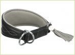 Kakla siksna : Trixie Active Comfort collar for greyhounds, S: 27–35 cm/55 mm, black/grey